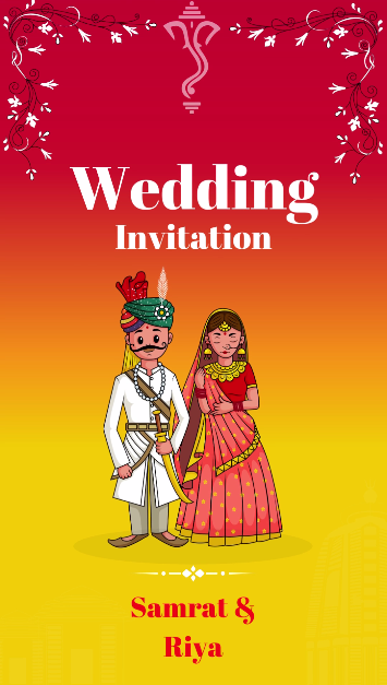 Create Video Wedding invitation card - Shaadi Vibes