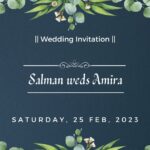 Muslim Wedding card Spectacular