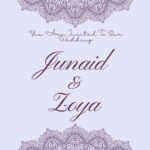 Muslim Wedding card Lavish