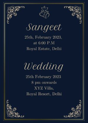 wedding invitation card exquisite 3