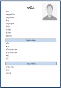 Gujarati Marriage Biodata Word format Download - Shaadi Vibes
