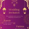 muslim wedding invitation card online