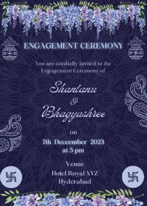 Engagement invitation