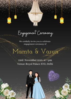 Engagement invitation online